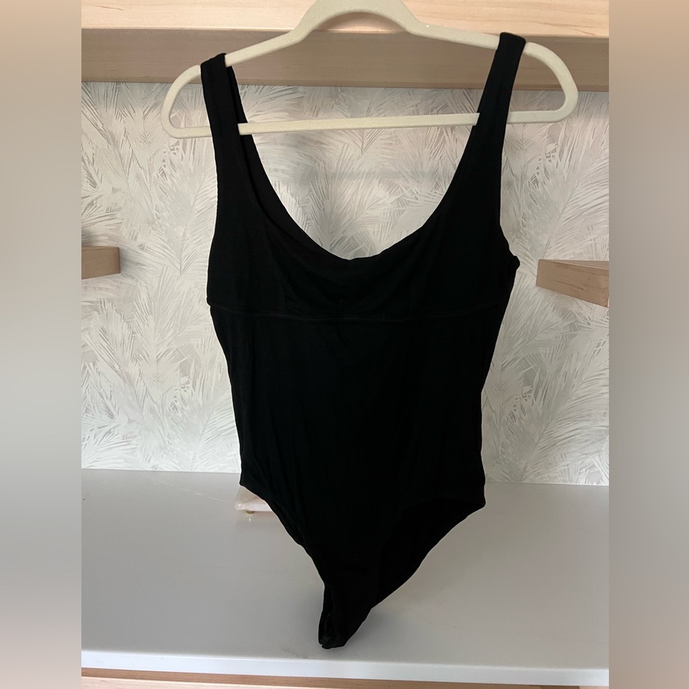 Princess Polly Black Women's Ribbed Bodysuit